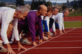 592060 Seniors Racing A4 Photo Print