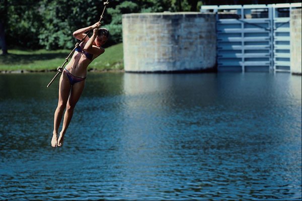 592061 Girl Swimming A4 Photo Print