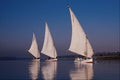 592064 Feluccas Sailing North Of Aswan, Egypt A4 Photo Print
