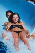 592066 Couple In Flume, Swimming Pool, Leisure Center, England A4 Photo Print