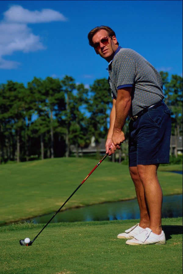 592069 Golfer A4 Photo Print