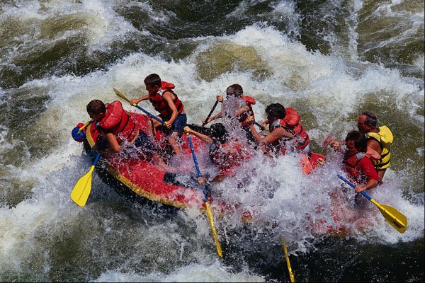592075 White water Rafting A4 Photo Print