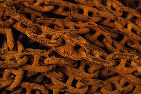 593024 Chains A4 Photo Print