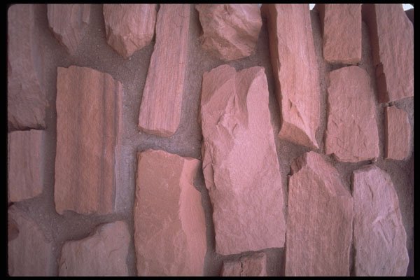 593052 Red Rock Wall A4 Photo Print