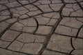 593058 Cracking Of Sand When It Has Dried A4 Photo Print
