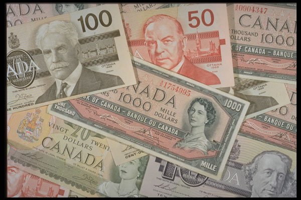 593061 Canadian Currency A4 Photo Print