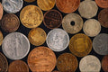594002 Old Coins A4 Photo Print