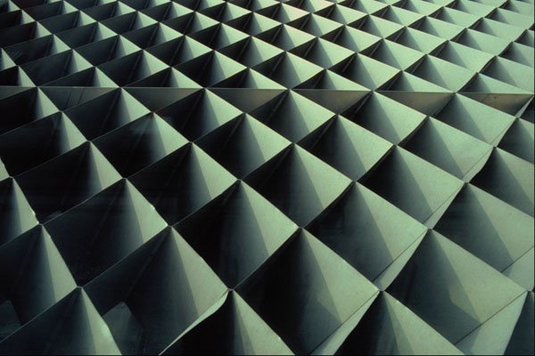 594038 Roof Squares A4 Photo Print