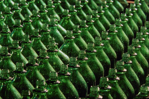 594046 Green Bottles A4 Photo Print