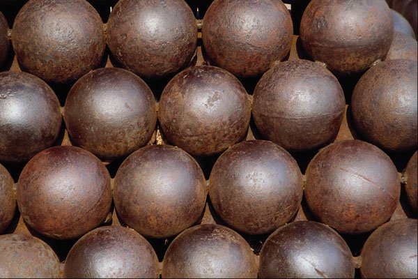 594086 Cannon Balls A4 Photo Print