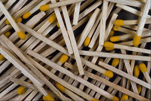 594087 Matches A4 Photo Print