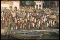 595004 Bathers In The Ganges River A4 Photo Print