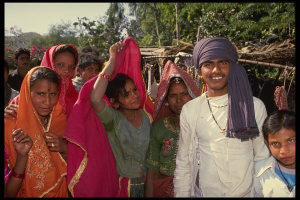 595013 Fair Visitors, Rajasthan A4 Photo Print