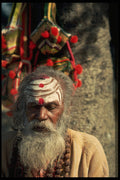 595015 Holy Man, City Of Patna, Bihar A4 Photo Print