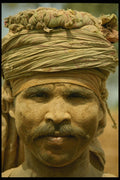 595030 Brick Kiln Worker, Rajasthan A4 Photo Print