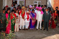595085 Groom And Best Man Dressed In White Silk And Red Scarf A4 Photo Print