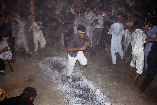 595095 Walking On Burning Coals A4 Photo Print