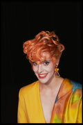 596016 Model With Bright Red Hair A4 Photo Print