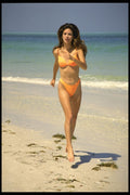 596044 Girl Running On The Beach A4 Photo Print