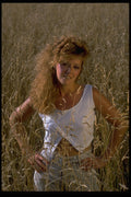 596048 Pretty Woman In Country Setting A4 Photo Print