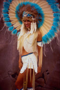 596091 Custom Leather Apparel Indian Style A4 Photo Print
