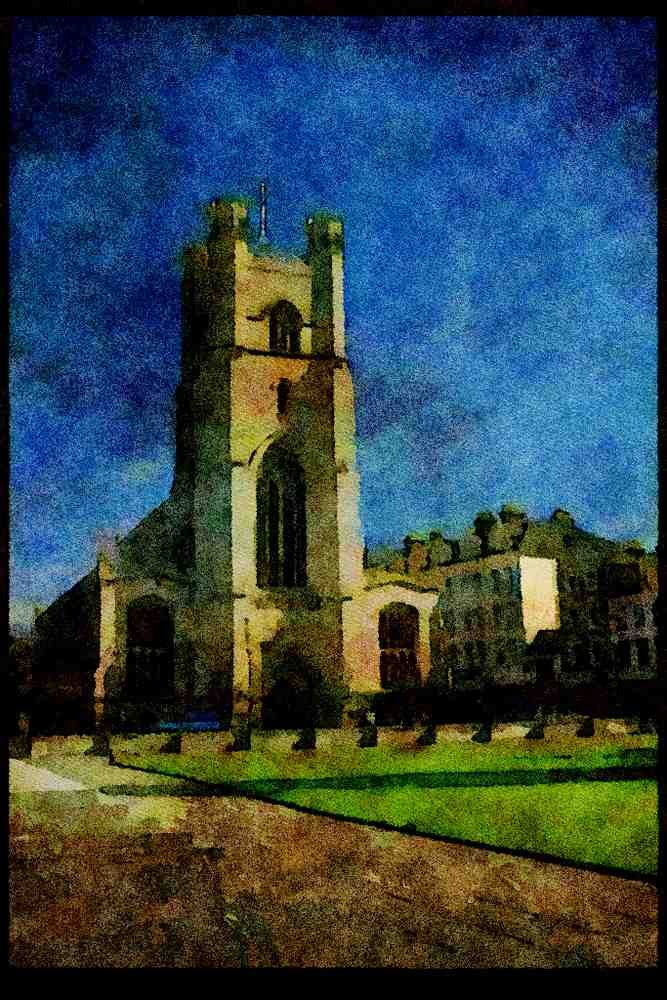597006 St. Mary's Church, Cambridge, England A4 Limited Edition Watercolour Print