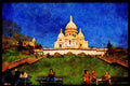 597007 Sacre Coeur Basilica, Paris, France A4 Limited Edition Watercolour Print