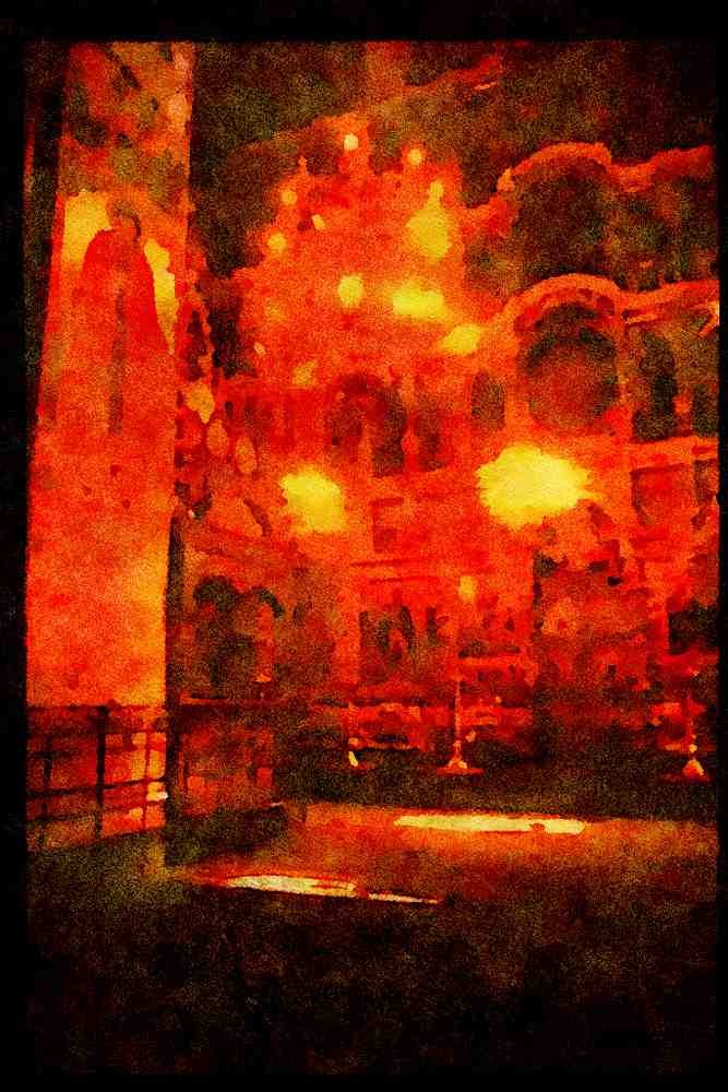 597010 Refectory Church, Russia A4 Limited Edition Watercolour Print
