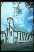 597015 Lunenburg Baptist Church, Nova Scotia, Canada A4 Photo Print