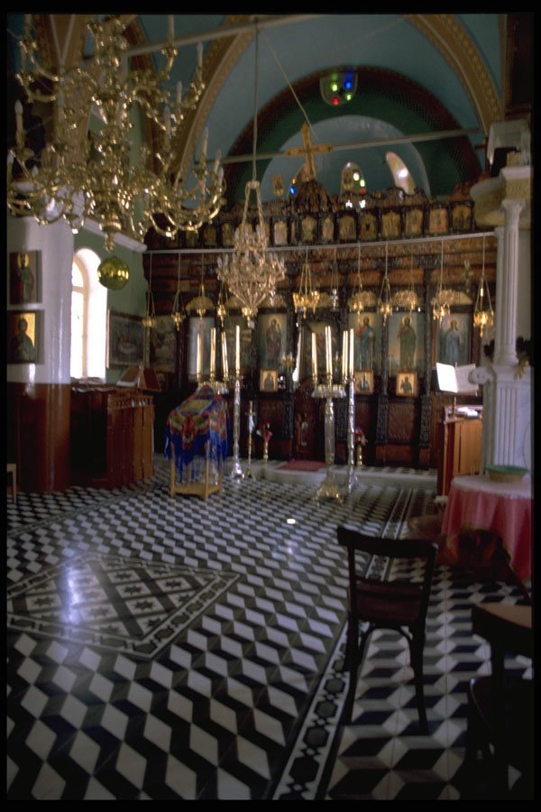 597043 Interior Of Church, Greece A4 Photo Print