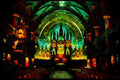 597045 Inside The Cathedral, Montreal, Quebec, Canada A4 Limited Edition Watercolour Print