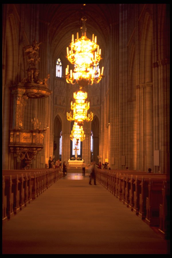 597046 Interior Of Uppsala Cathedral, Uppsala, Sweden A4 Photo Print