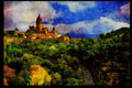 597051 Cathedral, Segovia, Spain A4 Limited Edition Watercolour Print