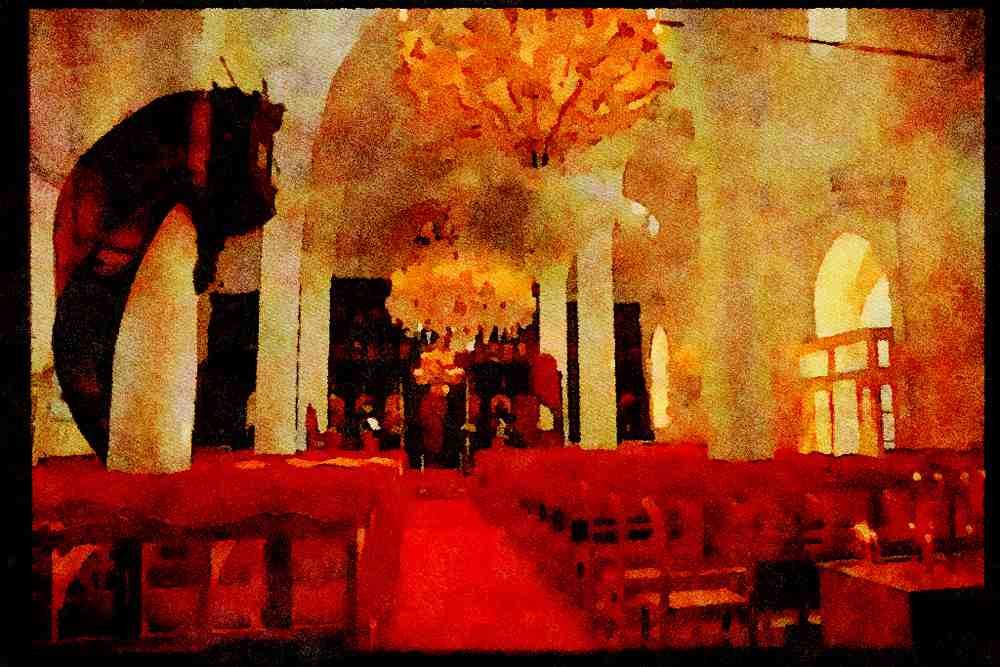 597052 Nicosia Church, Cyprus A4 Limited Edition Watercolour Print