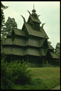 597054 Stave Church, Norway A4 Photo Print