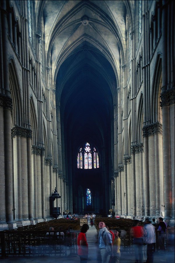 597061 Cathedral, Reims, France A4 Photo Print