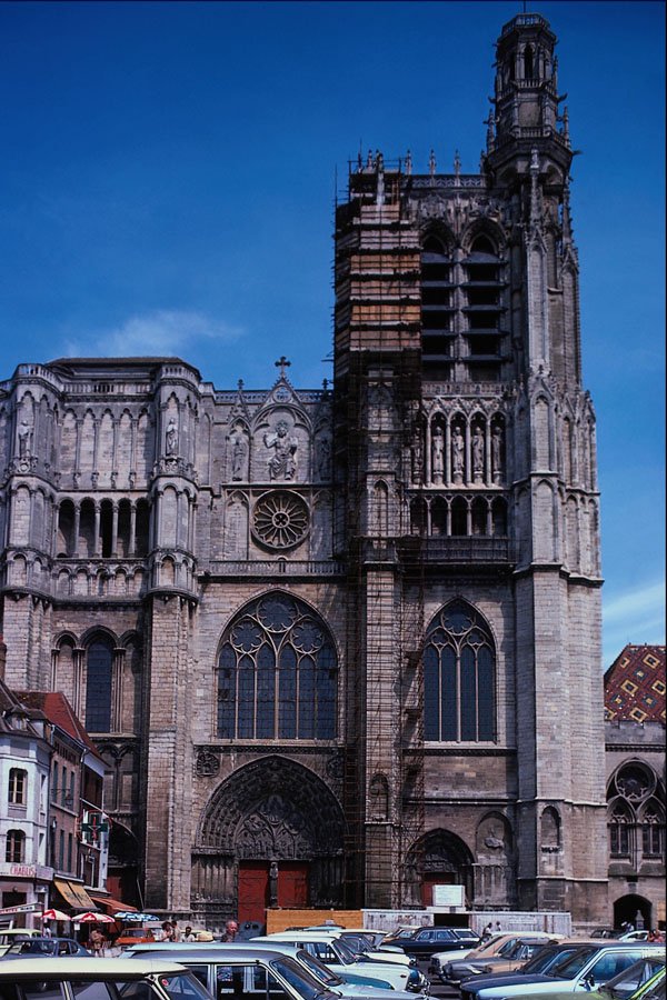 597062 Cathedral, Sens, France A4 Photo Print