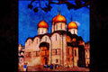 597071 Uspensky Cathedral, Moscow, Russia A4 Limited Edition Watercolour Print