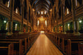 597081 Interior Of Notre Dame Basilica, Ottawa, Canada A4 Photo Print