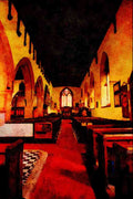 597086 St. Peter's Church, Ruthin, North Wales A4 Limited Edition Watercolour Print