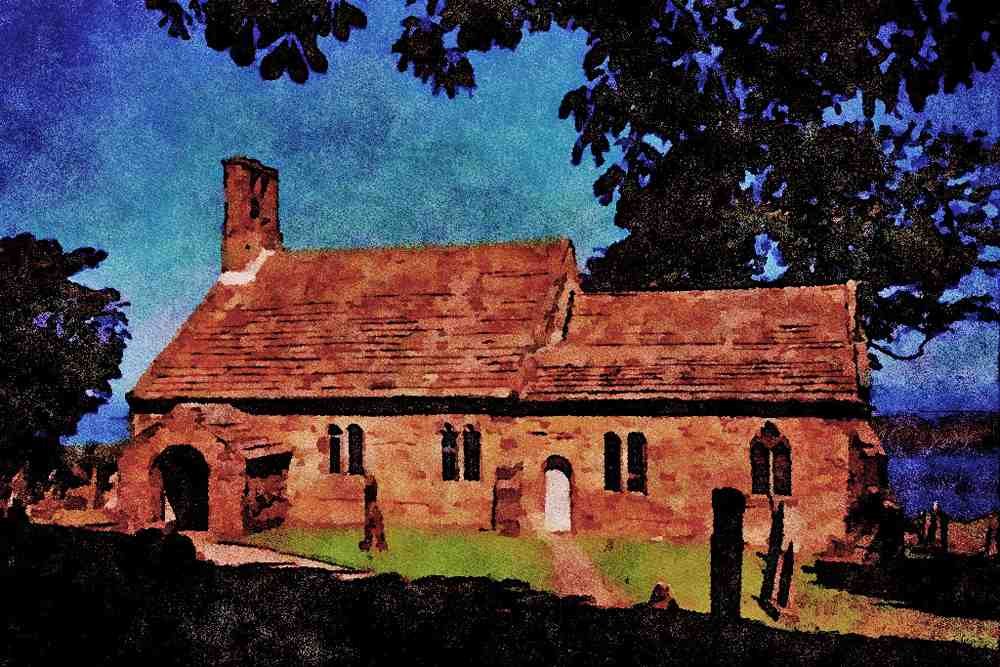 597089 St. Peter's Church, Lancashire, England A4 Limited Edition Watercolour Print