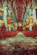 597098 Interior, Winchester Cathedral A4 Limited Edition Watercolour Print