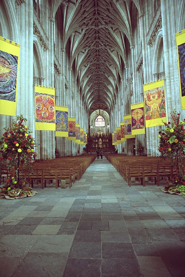 597098 Interior, Winchester Cathedral A4 Photo Print