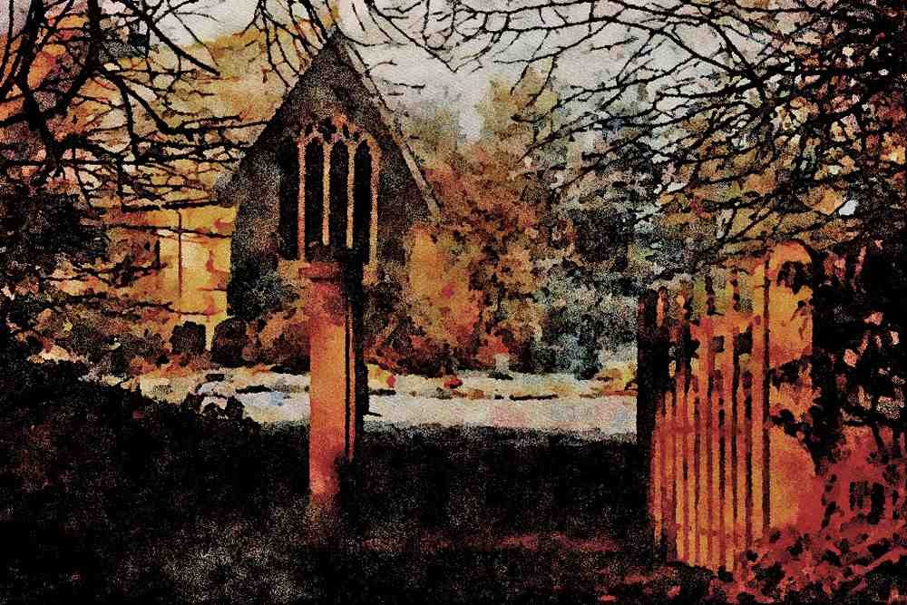 597099 Whelnetham Church, Suffolk, England A4 Limited Edition Watercolour Print