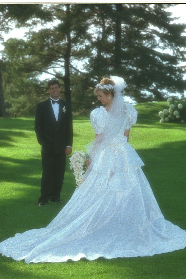 598014 Groom Looking At Bride A4 Photo Print