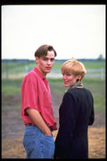 598019 Couple Walking In Field A4 Photo Print