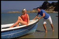598029 Couple In Boat, Greece A4 Photo Print