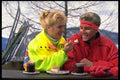 598038 Couple Eating, Austria A4 Photo Print
