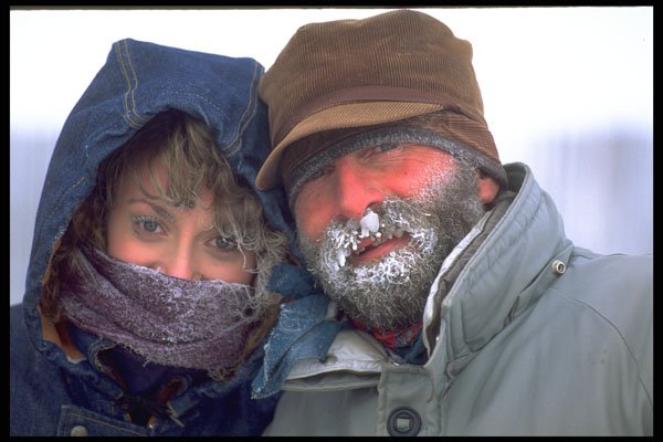 598051 Frosted Up, Selena And Stan Lapp A4 Photo Print