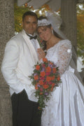 598054 Bride And Groom Portrait A4 Photo Print